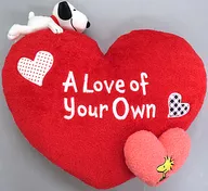 史努比&伍德斯托克(A Love of Your Own)心形抱枕