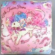 Little Twin Stars (Unicorn) 45 th Anniversary Fluffy BIG Cushion "Sanrio Character Tubes" limited to Namco