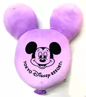 Mickey Mouse (Purple) Balloon Cushion "Disney Halloween 2022" Tokyo Disney Resort limited