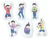 O conjunto original de 6 almofadas "Osomatsu-san x Yasai no Syuku Kotokotokoto" é delicioso! Prêmio B da Campanha Vencedora