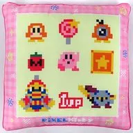 Pixel (Pink) Back Cushion "Hoshi-no Kirby"