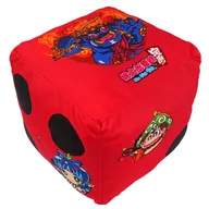 Gathered (Red) Dice Cushion 4-Color "Momotaro Dentetsu"