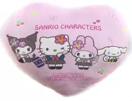 Tokimeki Heisei Cogal Series Heart-Shaped Cushion "Sanrio Character Connectors ×Avail"