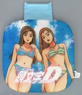[A la carte] Mako Satō & Sayuki (azul) Cojín del asiento "Initial D ×Avail"