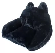 Black Fluffy Cat Cushion Ultra MEGA Taito limited edition