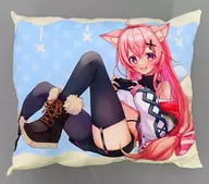 Kitsune Momotama (Real Size) original BIG cushion "Virtual YouTuber Kitsune Momotama x Suki gacha" A Prize