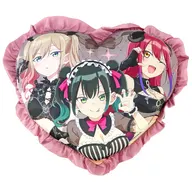 デザインB ハートフリルクッション 「セガ ラッキーくじオンライン TVアニメ ばっどがーる」 A-2賞