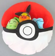 チコリータ＆ポカブ＆ワニノコ ぬいぐるみつきゲームクッション 「2025 Pokemon Collection くじ ～Let’s Go for a Walk!～」 A賞