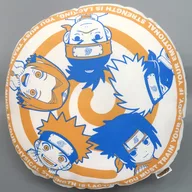 集合(デフォルメ/ホワイト×オレンジ) クッション 「NARUTO-ナルト-」