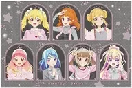 集合(ピンク×グレーver.) 特大クッション 「アイカツ!シリーズ」