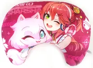 さくらみこ×シャルシャ 描き下ろしゲーミングクッション 「バーチャルYouTuber ホロライブ hololive×GROOVE COASTER FUTURE PERFORMERS」 タイトーオンラインクレーン限定
