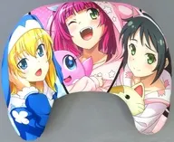 大友ソウリン＆葉月クルミ＆ウリン ゲーミングクッション パジャマパーティーVer. 「ツインエンジェル×戦国乙女×海物語」
