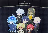 Meeting (seven dormitory heads), pillow case' Disney: Twisted-Wonderland x Shimamura'