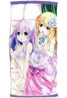 [Single Item] Nepgear & Veil painted cushion cover "PS5/PS4 Soft HYPERDIMENSION NEPTUNIA Sisters vs Sisters Animate Limited Set" included bonus
