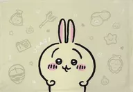 Funda de almohada de conejo (cara / amarillo) "Chikawawa es pequeño y lindo. Shimamura"