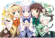 Chino & Chiya & Shallow pillow cover "Is the Order a Rabbit? Bloom"