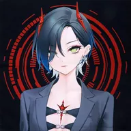 Ulrich von Hutten Cushion Cover "Azul Lane Black Collection by ZOZOTOWN vol. 2"