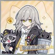 開拓者(女) 小不点猫猫シリーズ スクエアクッションカバー Vol.2 「崩壊：スターレイル」