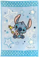 スティッチ＆スクランプ(デフォルメ/ブルー) ブランケット 「ディズニー」