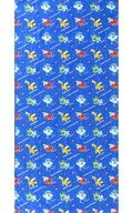 ピカチュウ＆ホゲータ＆クワッス＆ニャオハ(ブルー/総柄) 敷きふとんカバー 「ポケットモンスター」