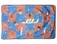 JYJ Blanket (Marrom x Azul/Quadrado)