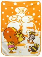 [単品] ハニーシッポ＆D-ピピコ(オレンジ) ブランケット 「ミスタードーナツ 福袋・福箱 2010年版」 