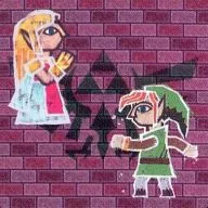 壁画 マイクロファイバーブランケット 「ゼルダの伝説 神々のトライフォース2」