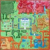Map microfiber blanket "Triforce 2 of the The Legend of Zelda Gods"