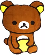 Rilakkuma Dara-dara Die Cut Blanket "Rilakkuma"