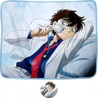 Kaitou Kid Blanket & metal badge Set "CASE CLOSED" 20th Anniversary Toms Shop Limited 2016 Autumn Items