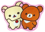 Ko Rilakkuma & Chai Leucoguma Ko Rilakkuma and new friends Die Cut Blanket "Rilakkuma"