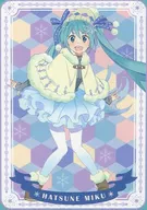 A blanket painted by Hatsune Miku (winter clothes), "Character Commander Vocals Series 01 Hatsune Miku"