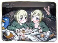 エーリカ・ハルトマン＆ウルスラ・ハルトマン ブランケット 「ストライクウィッチーズ コンプリート Blu-ray BOX」 とらのあな抽選特典