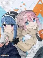 Rin Shima & Kagamihara Nadeshiko Blanket "Yuru Camp△" Megomi Magazine, mayo de 2018, Vol. 216 Todos los solicitantes Servicio