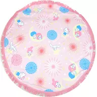 Round Blanket "Sanrio Atari KUJI Summer Japanese-style Atari KUJI"