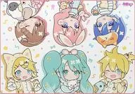 Blanket room wear ver. "Character Ktor Vocal Series 01 Hatsune Miku" drawn by Hatsune Miku & Kagamine Rin/Len & Junon Luca & Meiko & Kaito