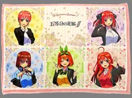 集合 ひざ掛け毛布 「五等分の花嫁∬」