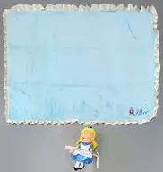 愛麗絲&青年牡蠣附毛絨玩偶毛毯迪士尼商店限定