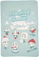 TinyTAN(BTS/防弾少年団) Playing with Snow CHUBBY COLLECTION ギガザッカふわふわビッグ毛布 「TinyTAN」