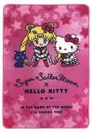 Sailor Moon x Hello Kitty Fleece Blanket "Gekijo Bishōjo Senshi Sailor Moon Eternal× Sanrio Charaterz"