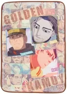 Premium Fluffy Blanket "GOLDEN KAMUY" by Momonosuke OGATA, Sergeant Tsukishima and Shojo Koito