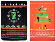 2 types set Seasons Greetings design blanket "MINECRAFT - Minecraft -"