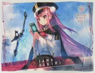 國見タマ ブランケット 「ヘブンバーンズレッド 茅森月歌 等身大フィギュア巡回展示」