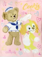 Duffy & Cookie Ann (pink) blanket "Duffy and Friends - Duffy & Friends -" limited to Hong Kong Disneyland