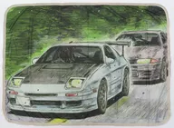 FC3S＆R32 冷感ケット ハーフサイズ 「頭文字D×しまむら」