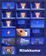 ブルー ふわふわ大判ブランケット 「アニメ リラックマ」