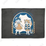 鬼太郎とねこ娘 石黒亜矢子コラボ ビッグブランケット 「鬼太郎誕生 ゲゲゲの謎」
