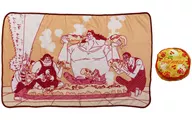 集合 ピザケース付きブランケット 「一番くじ ワンピース 未来島エッグヘッド～Burst of Energy～」 F賞