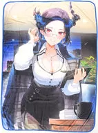 ネリッサ・レイヴンクロフト 「課題が届きました」ブランケット 「バーチャルYouTuber ホロライブEnglish ネリッサ・レイヴンクロフト 85万人記念」