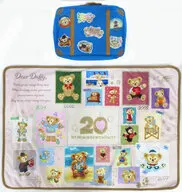 ダッフィー ブランケット 「Duffy and Friends-ダッフィー＆フレンズ- ダッフィー＆フレンズ20周年 過去アートグッズ」 東京ディズニーシー限定
